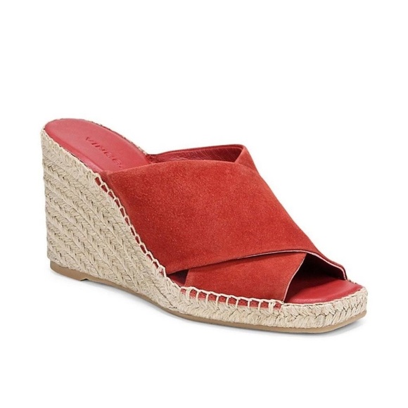 Vince Shoes - NEW Vince Gaelan Wedge Espadrille Sandals Size 10